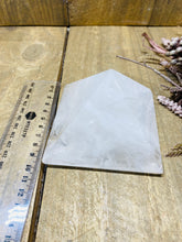 Load image into Gallery viewer, Clear Quartz pyramid, paper weight or unique display piece