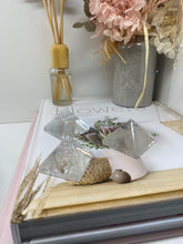Load image into Gallery viewer, Clear Quartz pyramids - paper weight or unique display piece