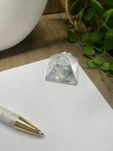 Load image into Gallery viewer, Clear Quartz pyramids - paper weight or unique display piece