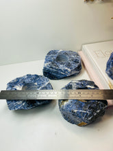 Load image into Gallery viewer, Sodalite tea light Candle Holders, natural stone / crystal
