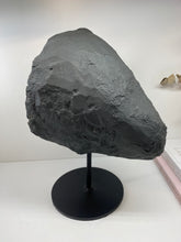 Load image into Gallery viewer, Large Citrine cave on black stand