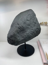 Load image into Gallery viewer, Large Citrine cave on black stand