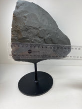 Load image into Gallery viewer, Large Citrine cave on black stand