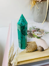 Load image into Gallery viewer, Malachite Tower Obelisk