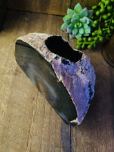 Load image into Gallery viewer, Natural Agate tea light Candle Holder (natural stone / crystal), home decor