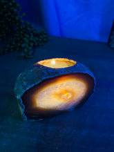 Load image into Gallery viewer, Natural Agate tea light Candle Holder (natural stone / crystal), home decor