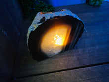 Load image into Gallery viewer, Natural Agate tea light Candle Holder (natural stone / crystal), home decor