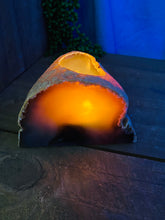 Load image into Gallery viewer, Natural Agate tea light Candle Holder (natural stone / crystal), home decor