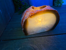 Load image into Gallery viewer, Natural Agate tea light Candle Holder (natural stone / crystal), home decor