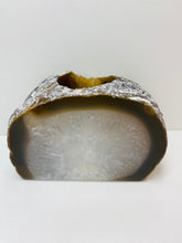 Load image into Gallery viewer, Natural Agate tea light Candle Holder (natural stone / crystal), home decor