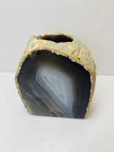 Load image into Gallery viewer, Natural Agate tea light Candle Holder (natural stone / crystal), home decor