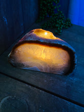 Load image into Gallery viewer, Natural Agate tea light Candle Holder (natural stone / crystal), home decor