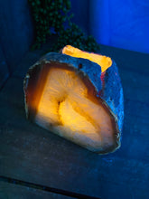 Load image into Gallery viewer, Natural Agate tea light Candle Holder (natural stone / crystal), home decor