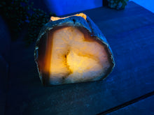 Load image into Gallery viewer, Natural Agate tea light Candle Holder (natural stone / crystal), home decor