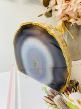 Load image into Gallery viewer, Natural Agate tea light Candle Holder (natural stone / crystal), home decor