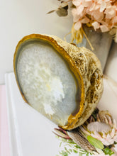 Load image into Gallery viewer, Natural Agate tea light Candle Holder (natural stone / crystal), home decor