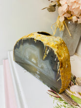 Load image into Gallery viewer, Natural Agate tea light Candle Holder (natural stone / crystal), home decor