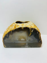 Load image into Gallery viewer, Natural Agate tea light Candle Holder (natural stone / crystal), home decor