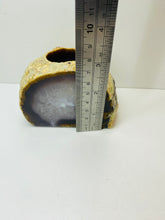 Load image into Gallery viewer, Natural Agate tea light Candle Holder (natural stone / crystal), home decor