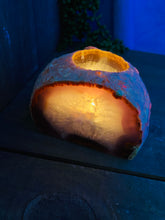 Load image into Gallery viewer, Natural Agate tea light Candle Holder (natural stone / crystal), home decor