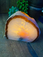 Load image into Gallery viewer, Natural Agate tea light Candle Holder (natural stone / crystal), home decor or unique gift