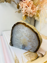 Load image into Gallery viewer, Natural Agate tea light Candle Holder (natural stone / crystal), home decor or unique gift
