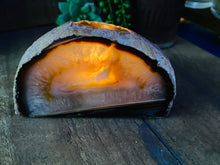 Load image into Gallery viewer, Natural Agate tea light Candle Holder (natural stone / crystal), home decor or unique gift