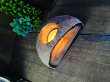 Load image into Gallery viewer, Natural Agate tea light Candle Holder (natural stone / crystal), home decor or unique gift