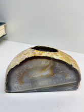 Load image into Gallery viewer, Natural Agate tea light Candle Holder (natural stone / crystal), home decor or unique gift