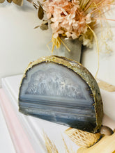 Load image into Gallery viewer, Natural Agate tea light Candle Holder (natural stone / crystal), home decor or unique gift