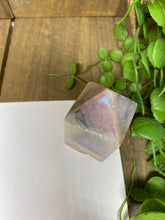Load image into Gallery viewer, Titanian coated Amethyst tower