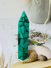Load image into Gallery viewer, Malachite Tower Obelisk