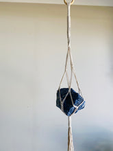 Load image into Gallery viewer, Natural macrame with Sodalite - hanging crystal
