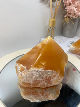 Load image into Gallery viewer, Orange Calcite semi polished points