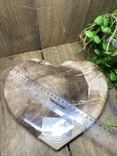 Load image into Gallery viewer, Petrified wood love heart