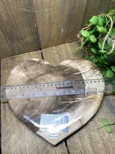 Load image into Gallery viewer, Petrified wood love heart