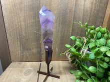 Load image into Gallery viewer, Phantom Amethyst point on display stand