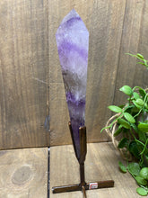 Load image into Gallery viewer, Phantom Amethyst point on display stand