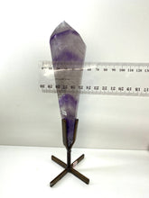 Load image into Gallery viewer, Phantom Amethyst point on display stand