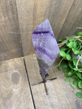 Load image into Gallery viewer, Phantom Amethyst point on display stand
