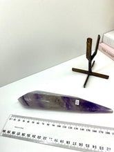 Load image into Gallery viewer, Phantom Amethyst point on display stand