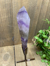 Load image into Gallery viewer, Phantom Amethyst point on display stand