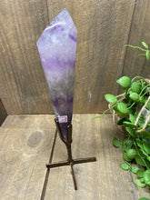 Load image into Gallery viewer, Phantom Amethyst point on display stand