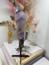 Load image into Gallery viewer, Phantom Amethyst point on display stand