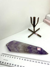 Load image into Gallery viewer, Phantom Amethyst point on display stand
