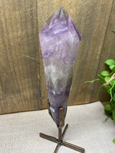Load image into Gallery viewer, Phantom Amethyst point on display stand