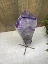 Load image into Gallery viewer, Phantom Amethyst point on display stand