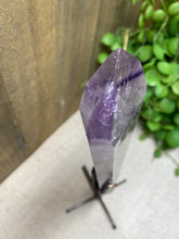 Load image into Gallery viewer, Phantom Amethyst point on display stand