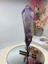 Load image into Gallery viewer, Phantom Amethyst point on display stand