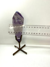 Load image into Gallery viewer, Phantom Amethyst point on display stand